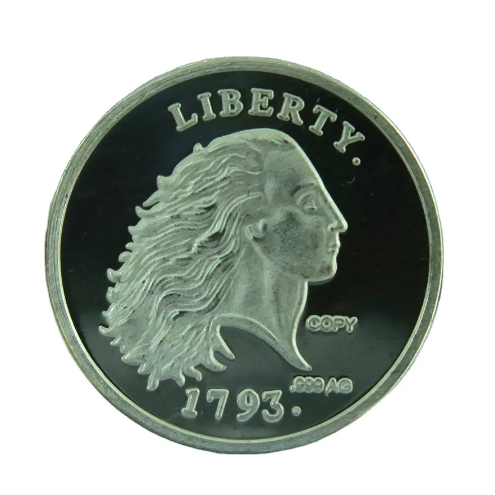 Rainha moedas moedas femininas prata 1 grampo 1793one cento liberty corrente redonda