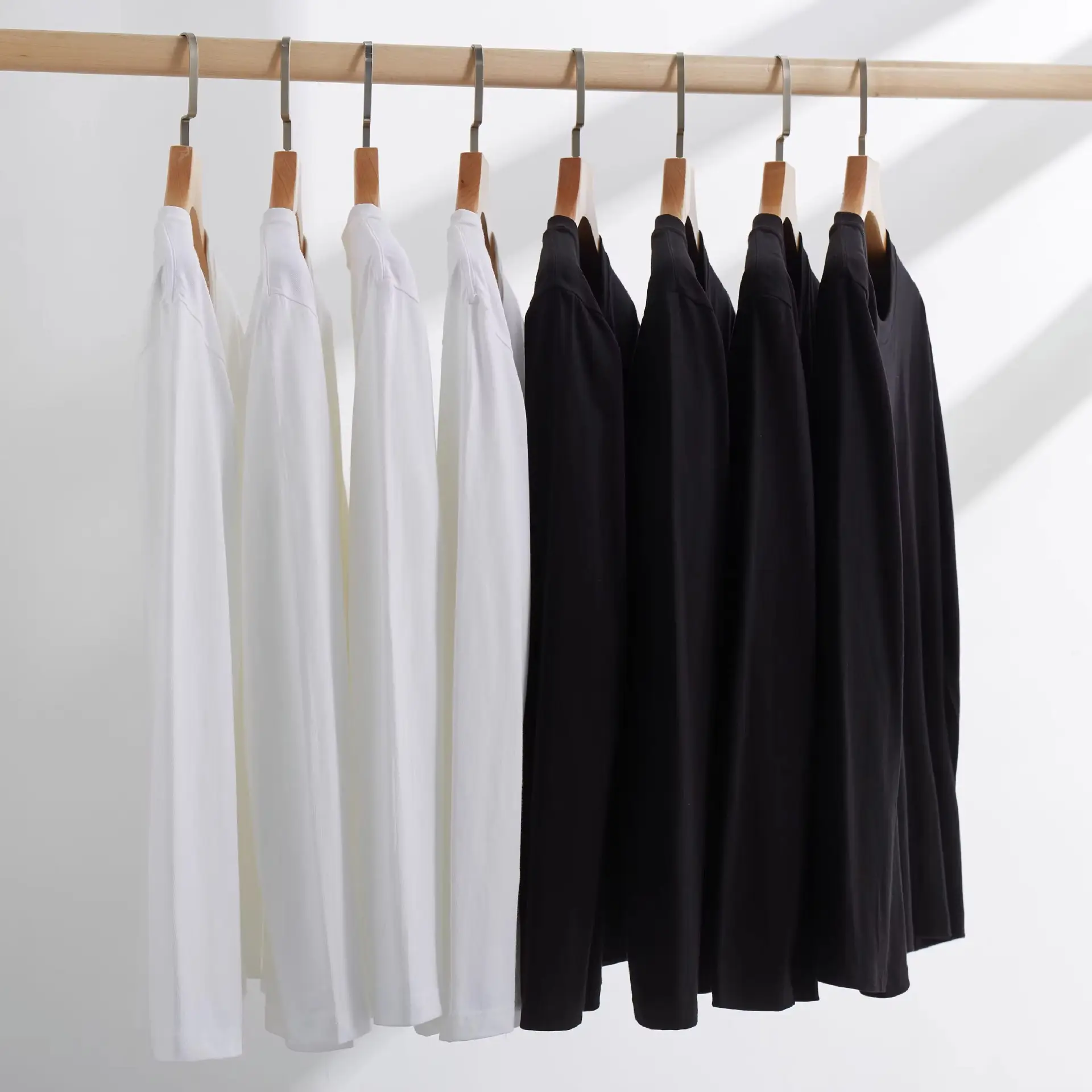 Camiseta informal de secado rápido con estampado personalizado de imagen de logotipo, camiseta transpirable de manga larga con cuello en T, traje de trabajo bordado