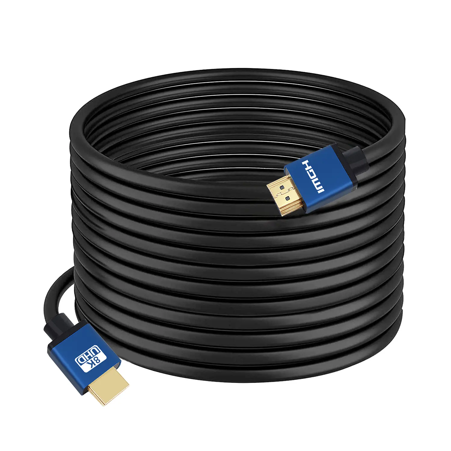 Gecertificeerde Oem Odm Hdmi Kabel 10 15 20 25 30 40 50 Meter 4K 8K Hd Lange Hdmi Kabel 100ft Hoge Snelheid 48Gbps Lange Hdmi Kabel 50 M