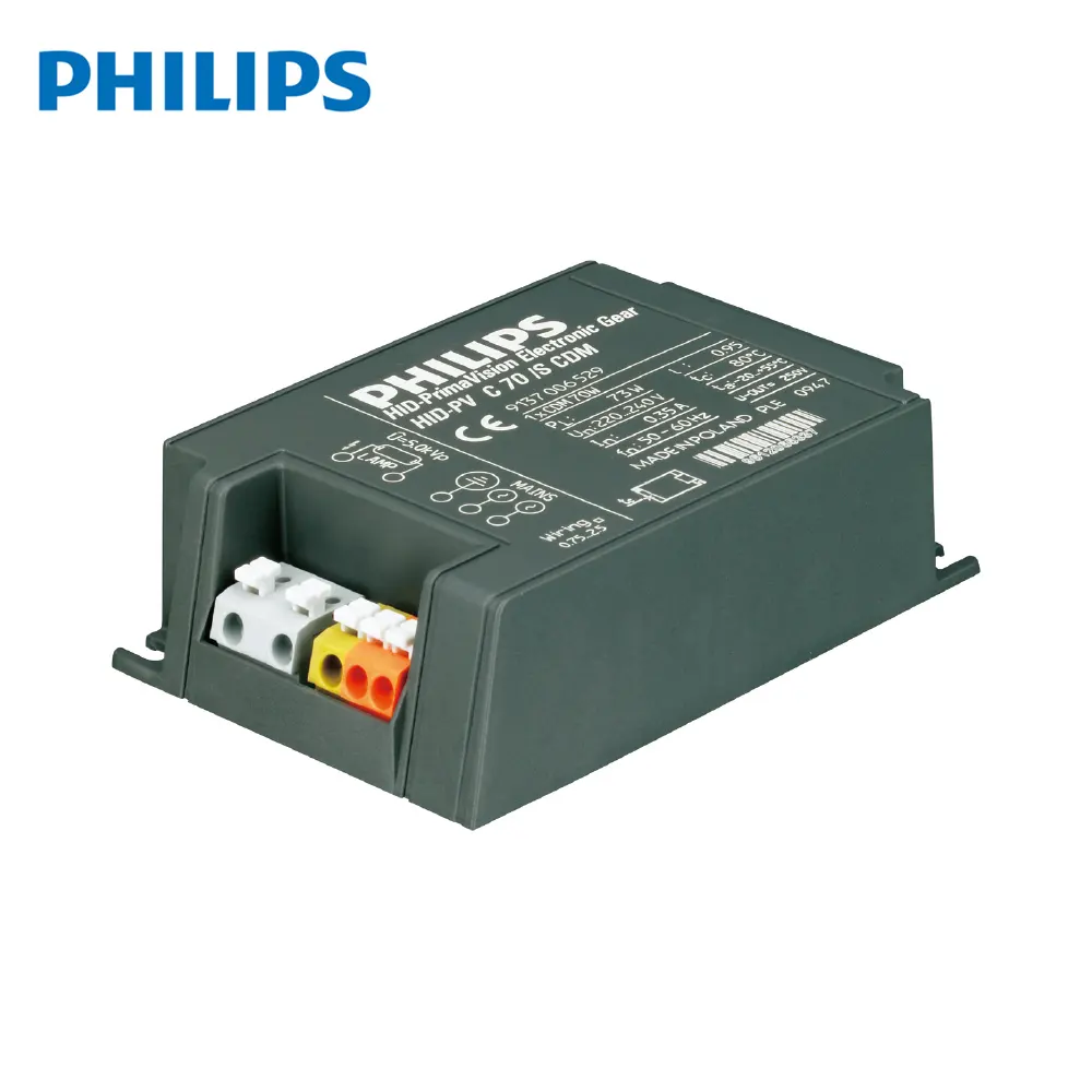 PHILIPS HID-PVC 35/S del MDL 220-240V 50/60Hz NG 913700652766 PHILIPS HID lastre 35W