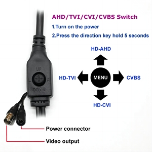 CCTV 5MP Coaxial Starlight 1/2.8 "IMX335 Sensor Coms FH8538M Chip 4 en 1 AHD,CVI,TVI, placa de módulo de cámara analógica compatible con OSD UTC - Product Image 6