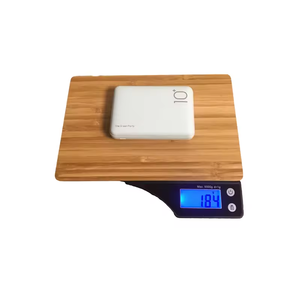 Bilancia da cucina multifunzione da 5kg/1g in bambù naturale con indicatore di ABS - Product Image 5
