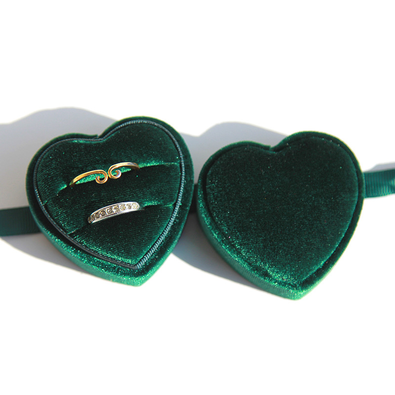 Heart Shape Double Rings