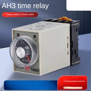 Time Relay AH3-3 Power-on Delay <strong>Timer</strong> AC220/DC24V Time Controller - Product Image 2