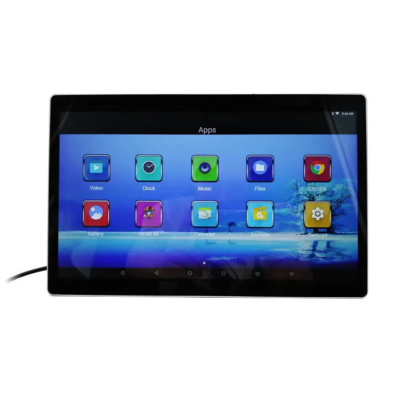 11.6 inch Android 12 car headrest monitor with 4G WiFi Network Back Seat TV screen for car