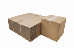 กล่องกระดาษลูกฟูกผนังเดี่ยว20*20*20ซม. กล่องกระดาษบรรจุภัณฑ์ทรงสี่เหลี่ยมดีไซน์โลโก้ตามสั่ง - Product Image 6