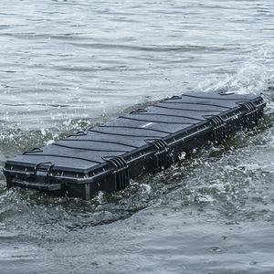 Glary Stackable cứng hợp chất cung trường hợp hộp không thấm nước súng lưu trữ trường hợp Hộp chống sốc nhựa dài súng trường hợp hộp với bánh xe - Product Image 2