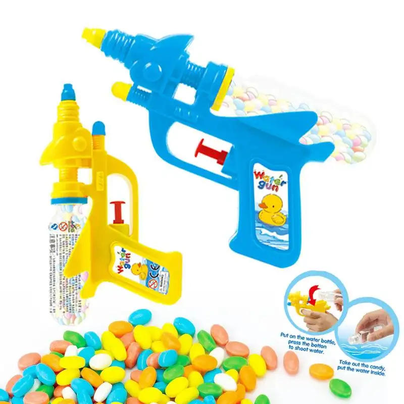 Yaz fışkırtma su tabancası oyunu oyuncaklar doldurma çikolata ve şekerleme