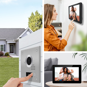 CE RoHS FCC Compliant 7 Inch Waterproof <strong>Video</strong> Door Phone <strong>System</strong> 4-Wire <strong>Intercom</strong> with Night Vision Color Camera for Outdoor Use - Product Image 3
