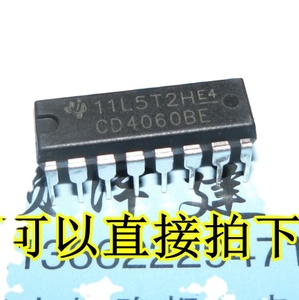 New CD4060BE-HCF, 14 niveles, número de serie binario CD4060 DIP-16 CD4060BE