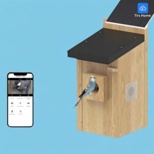 5MP H.265 WiFi鳥の巣撮影ソーラーカメラ120 ° 広角ナイトビジョン双方向オーディオストレージオプションCMOSマイクロSDカードNVR - Product Image 5
