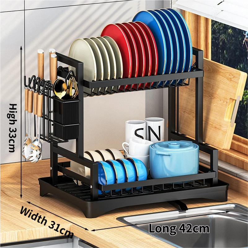 Black-Storage rack set