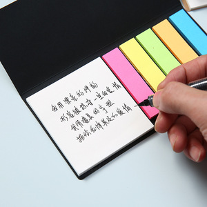 Juego de blocs de notas no adhesivas personalizados Bloc de notas en blanco Cubo de notas de colores brillantes Caja de notas no adhesivas Papel de origami
