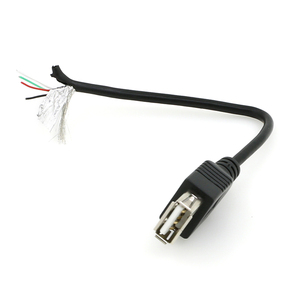 OEM &amp; ODM <strong>Custom</strong> <strong>USB</strong> <strong>2</strong>.<strong>0</strong> a Female to Open <strong>USB</strong> Cable Free Sample for Camera &amp; Computer Use Featuring Braid Shielding