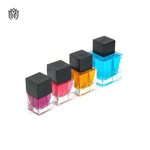 <strong>18ml</strong> 30ml 50ml 100ml Flat Glass Fragrance <strong>Perfume</strong> Bottles Wooden Cap 15mm Square 5ml Cork 15ml Atomizer Packaging Diffuser - Product Image 2