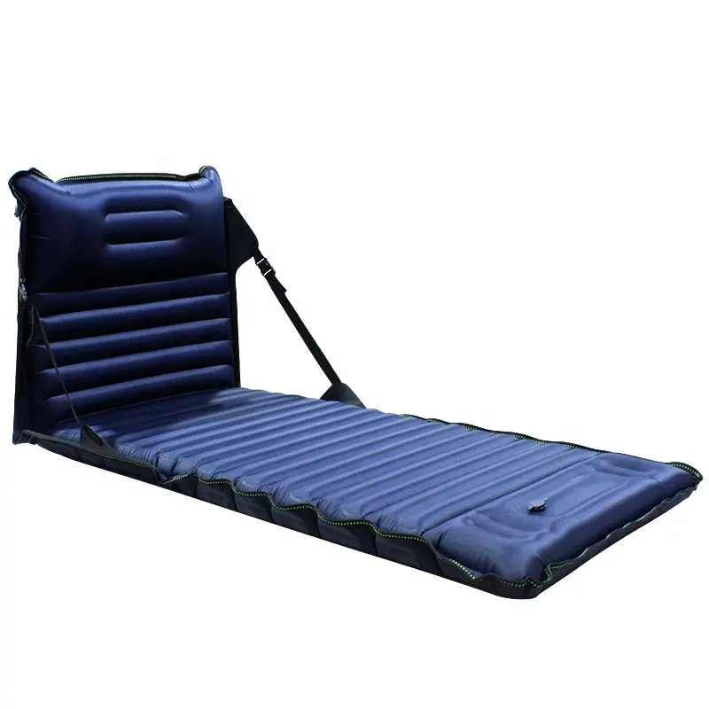 Aufblasbarer Stuhl im Freien Klappbare Isomatte Camping zelt Feuchtigkeit beständiges Boden kissen Bett Rückenlehne Casual Recliner