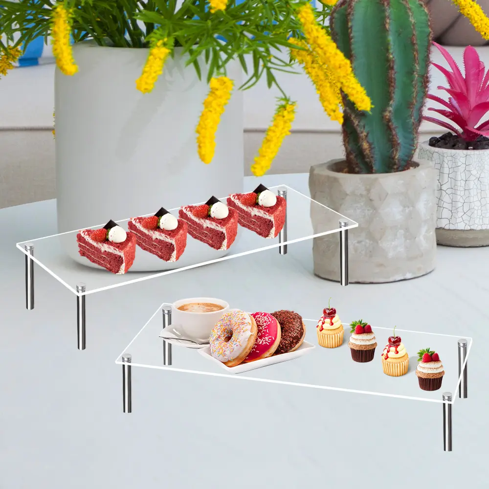 Acrylic cake stand buffet seafood display fruit tray dessert Display stand wedding birthday storage table