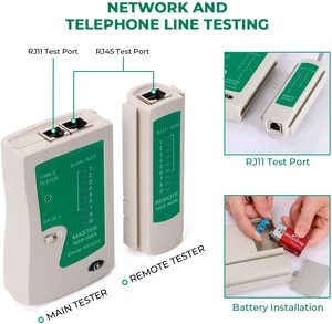 146 in 1 taşınabilir Ethernet kablo Crimper kiti ile Ethernet sıkma aracı çok fonksiyonlu ağları araçları kiti cat 5 Cat 5e - Product Image 3