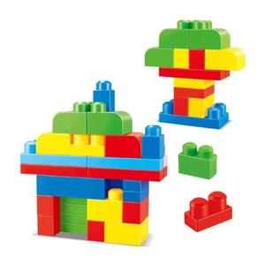 Juego de bloques de construcción de 86 Uds., juego de juguetes de bloques de colores de construcción grande, juguete de construcción de aprendizaje temprano para niños - Product Image 1