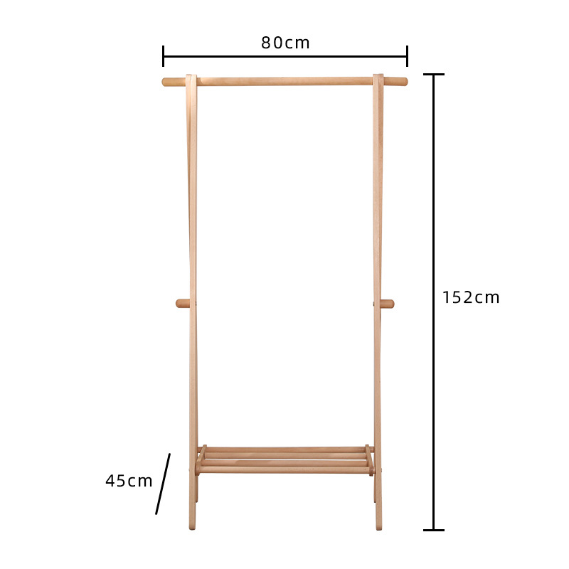 Valla pequeña de madera de haya de estilo sencillo.