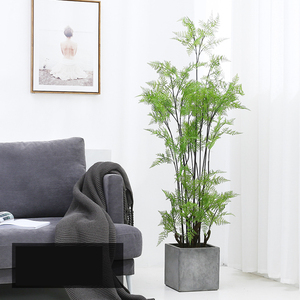 X160 Mô Hình Cây Dương Xỉ Ba Tư Cây Xanh Nhân Tạo Cây Dương Xỉ Giả Trong Nhà Rừng Nguyên Thủy Cây Xanh Bắc Âu Trồng Trong Chậu - Product Image 6