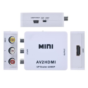 Factory Price Mini AV to <strong>HDMI</strong> Converter Box for Analog Composite RCA <strong>Input</strong> to <strong>HDMI</strong> Converter Adapter Scaler to 720P 1080P