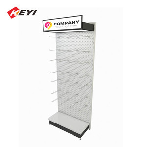 Sistema di scaffalature per espositore del supermercato con ganci per pedoni e supporto da pavimento parti modulari per pannelli di stoccaggio e espositori al dettaglio - Product Image 2