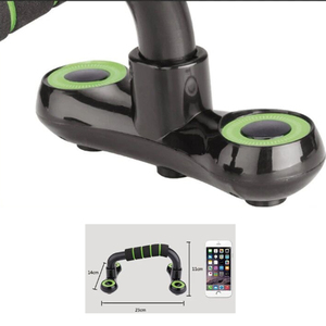 जिम इनडोर बॉडी फिटनेस स्ट्रेंथ एक्सरसाइज और सिट-अप ट्रेनिंग के लिए आई-आकार की पकड़ - Product Image 5