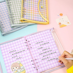 A5 Bound Transparent Hand Ledger Loose-leaf Disassembly Girl Heart Memo Book Cute <strong>Notebook</strong> - Product Image 2