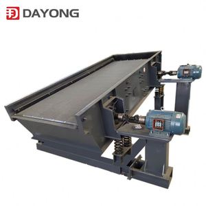 Tamiz vibratorio lineal circular de alto rendimiento para minería de oro de arena de piedra con máquina clasificadora de componentes de motor esencial - Product Image 1