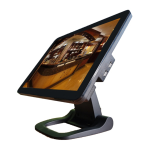 15-Zoll-Registrierkasse für faltbare POS-Automaten in einer Position Kassierer/Angemessener Preis Pos-System mit Software/Pos Desktop-Computer
