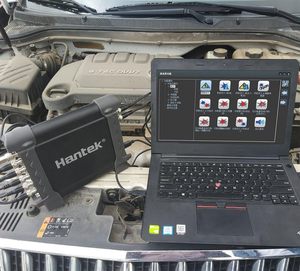 Hantek 1008C + 8CH Automotive Diagnostic PC Osciloscopio 2.4MSa/s USB 2,0 ancho de banda 100K Generador de programa