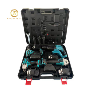 Popüler seçimi akülü alet çantası kutusu çantası el aracı donanım Combo Set güç araçları kiti - Product Image 3