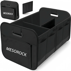 MESOROCKマルチコンパートメントトランク固定収納オーガナイザートランク調節可能な固定ストラップオーガナイザー車用 - Product Image 6