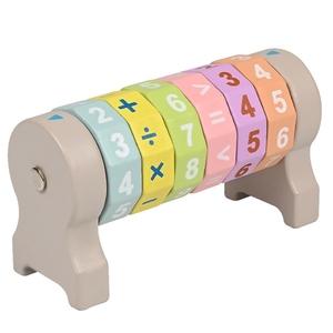 HOYE CRAFT Arithmetic Cylindrical Cube Learning Math Toy Montessori Preschool Educational <strong>Counting</strong> Game - Product Image 1