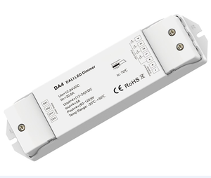 DA4-D DALI 4 kanal LED Dimmer sabit voltaj Din ray denetleyici dijital sayısal ekran PWM DALI dimmer - Product Image 4
