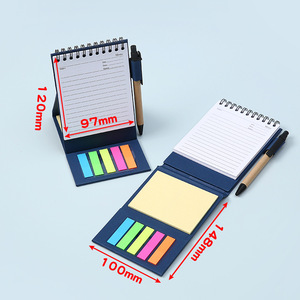 Customized 3D Convenience Sticky Note Pad Creative Business Office <strong>Combination</strong> Kraft Paper Coil <strong>Memo</strong> Pad for School Use - Product Image 6