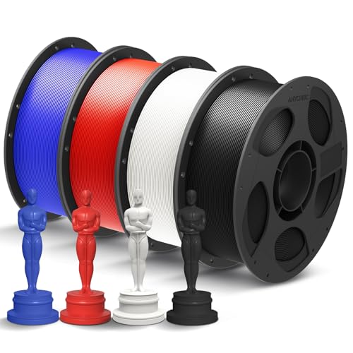 4*1kg Pla Black White Blue Red