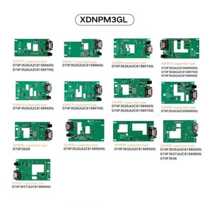 2025 Xhorse MQB48 Keine Demontage Kein Löten 13 Komplett adapter XDNPM3GL Arbeiten mit Multi-Prog, VVDI Prog, Key Tool Plus