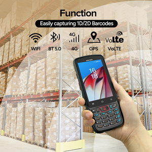 Android 12 GPS colector de datos NFC lector de código industrial escáner de código de barras de mano Android alfombra PDA para inventario al por mayor