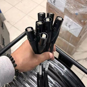 CAT 5/6 RJ45 Señal multifunción etapa serpiente cable 8 con entrada y salida 5M 10M 15M 20M 50M con carrete