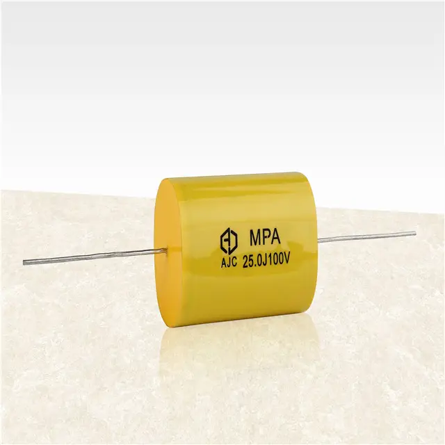 Capacitor axial de filme ajc 4.7uf 250v, capacitor de polipropileno para filmagem