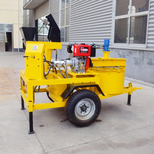 Macchina per la produzione di blocchi di mattoni di terra compressa M7MI macchina per la formatura di mattoni di argilla ad incastro in Indonesia a Guangzhou cina blu - Product Image 6