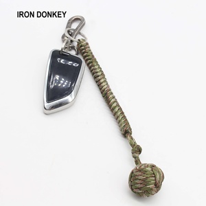 Irondonkey טקטית הגנה שבעה חבל מטריית ליבה תפקודי חירום רב תכליתיים איגרוף קוף הישרדות עם כדור פלדה - Product Image 5
