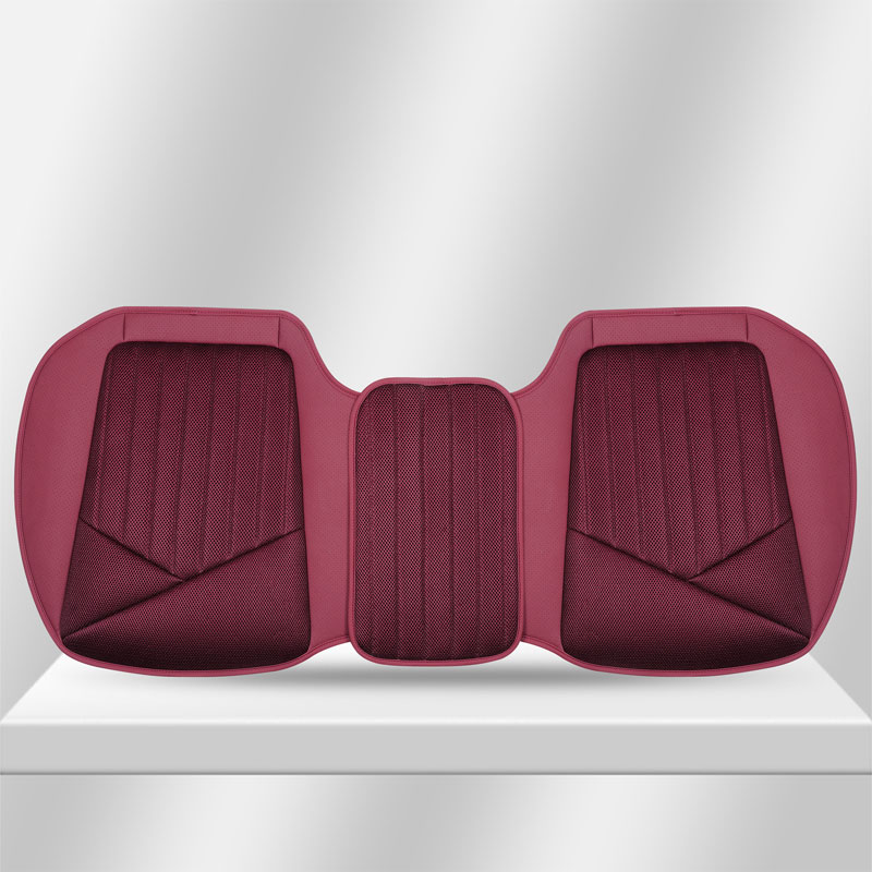 Rojo-Cojín del asiento trasero