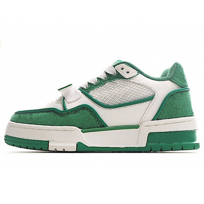 Green and white