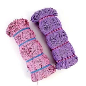 Manufacturer Customized 1.5mm Colored Round <strong>Elastic</strong> Rope Polyester Rubber Band for Clothing <strong>Elastic</strong> Toy Bracelet <strong>Elastic</strong> Thread - Product Image 2