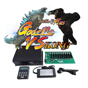 เหรียญในร่มล่าสุดดำเนินการ OEM / ODM เครื่องเกมปลา Godzilla Vs Kong - Product Image 5
