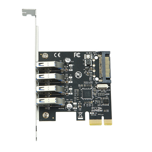 การ์ดขยาย PCIe 5Gbps ไปยัง4พอร์ต USB3.2 USB3.1 USB3.0 Gen 1พร้อมตัวยึดครึ่งโปรไฟล์ต่ำ - Product Image 3
