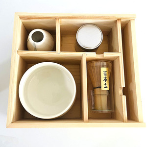 Özel Logo ahşap kutu Matcha seti prim töreni Matcha çayı takım Matcha çırpma kiti - Product Image 4